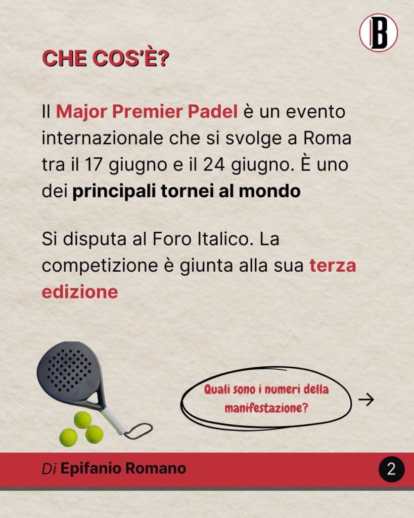 Si tratta di uno tra i più importanti tornei di padel al mondo. 