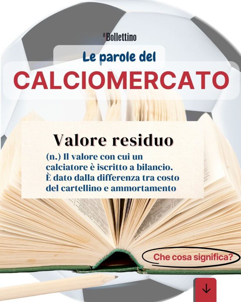 Sai cos'è il valore residuo di un calciatore e come si calcola? E perché è importante saperlo?